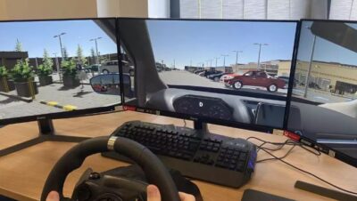 Professional driving simulator